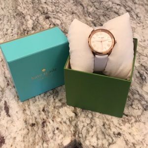 Kate Spade Rose Gold & White watch